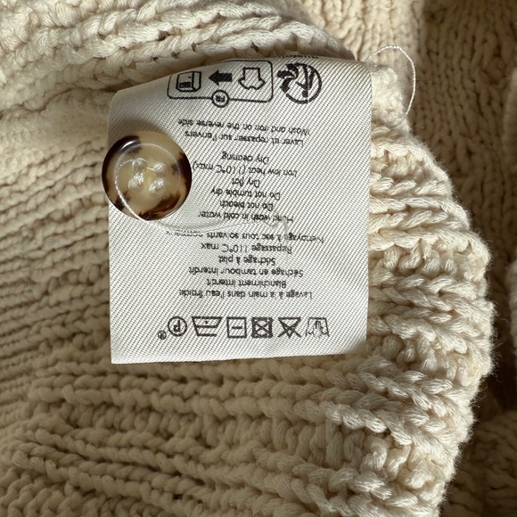 Sezane Bree Jumper Cream - Size XS - Picture 7 of 9